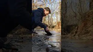 Finding Gold in a Beautiful North Carolina Creek!! #goldrush #prospecting #gold