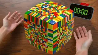 Solving the Biggest Rubik’s Cube in the World! | MoYu 21x21