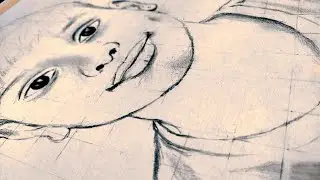 How To Draw Outline Using Grid Method👍😀#Drawingtutorial#Sketching#trending#art