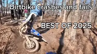 BEST OF 2025 Funny Dirt Bike Crashes and moments
