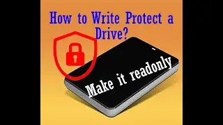 Write protect a drive or make it read-only using cmd on windows 10/8/7