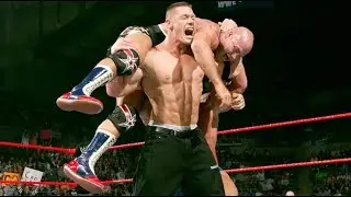 JOHN CENA VS KURT ANGLE - WWE SMACKDOWN VS RAW