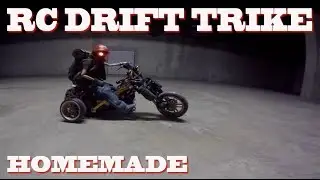 RC DRIFT TRIKE RWD HOMEMADE [PART 3/4] First Test