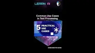 Common Use Cases in Text Processing #ai #artificialintelligence #machinelearning #Common #Use #Cases