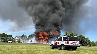 House in Aurelius Township a &lsquo;total loss&rsquo; after catching fire Saturday