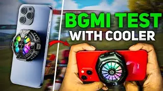 iPhone 13 BGMI Test with Phone Cooler | Heating? Battery? Lag? | Best Cooler for Bgmi