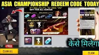 (HINDI) Free Fire ASIA  Championship Finals /  FFAC Redeem Code Live /FFAC Redeem code Live Today.