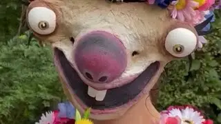Sidsommar (Sid the Sloth + Midsommar) Costume Tutorial 🦥🌼🌸