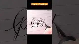 How to Practice small p #handwriting