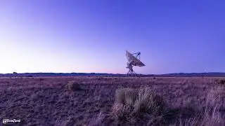 Comet Lemmon over the VLA, October 20, 2025 (no audio)
