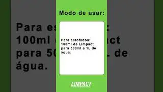 Dilui&ccedil;&atilde;o e Aplica&ccedil;&atilde;o do Limpact
