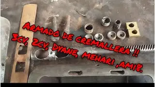 Restauración de citroen AK400 3cv / 2cv6 PARTE 5 / armado de cremallera.
