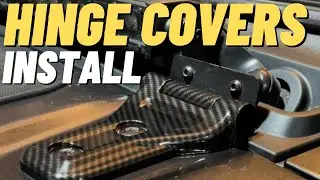 STOP hinge paint chipping Jeep Hinge Cover Install JL Jeep JT Gladiator