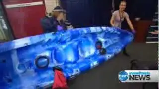 Kayak ice bust