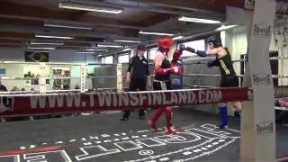 2 3 2013 63,5kg Sini Liimatta MMA Kuo    Riikka Jarvenpaa CAF