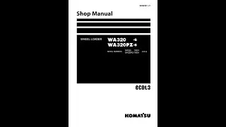 Komatsu WA320-6, WA320PZ-6 70001 & Up | SEN03911-11 Service manual