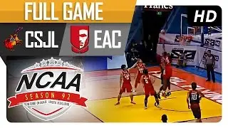 CSJL vs EAC | Full Game | 1st Quarter | NCAA 92 - September 22, 2016