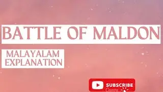 Battle of Maldon | Medieval English | 3 rd SEM | Kannur University | BA English