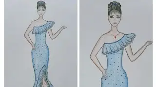 طريقه تلبيس المانيكان بالرسم