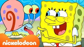 45 MINUTEN SpongeBob & Gary 🧽🐌 | Nickelodeon Deutschland