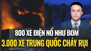 3.000 xe hơi TQ thành tro trên biển, 800 xe điện nổ như bom, trăm triệu đô bốc hơi!|| Bàn Cờ Thế Sự