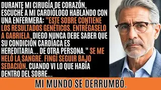 Durante mi cirugía de corazón, escuché a mi cardiólogo decir: 