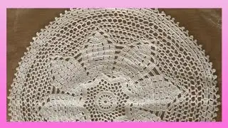 Round Crochet Doily Lace Pattern l Small Crochet Doily Pattern l Round Crochet Pattern