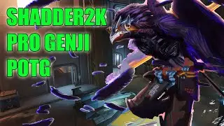 SHADDER2K PRO GENJI GAMEPLAY POTG - TOP 500 OVERWATCH SEASON 24