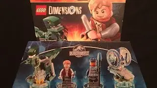 Jurassic World Team Pack Lego Dimensions Unboxing & Building