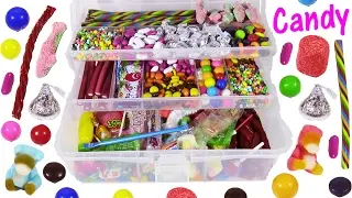 DIY Candy Survivor TACKLE BOX! Yummy SWEETS! Spicy Marshmallows Gummy Candies! FUN