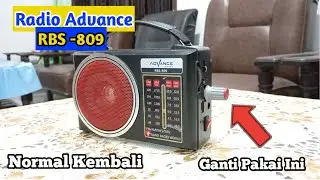 🔧 Cara Perbaikan Radio Advance RBS-809 Mati Total | Saklar & Potensiometer Volume Rusak