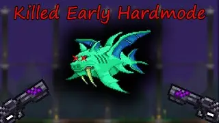 I Killed Duke Fishron Early Hardmode in Terraria
