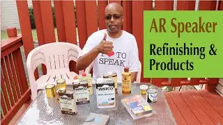 AR-6 speaker cabinet finishing products used. Can be done for any Loudspeaker
