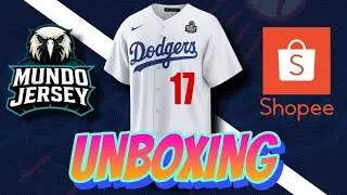 Dodgers Ohtani jersey de Shopee MLB 2025 unboxing