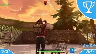 Fortnite Battle Royale - All Basketball Hoop Locations (Week 2 Challenges)