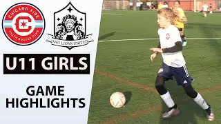 Chicago Fire vs. NWI Lions - U11 2013 Girls Soccer Game Highlights [November 4 2023]