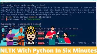 Complete NLTK With Python In Under 6 Minutes!