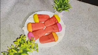 Watermelon Popsicles Recipe 👇🍉😍💫 | Instant Healthy Fruit Popsicles | EASY Ice Pops Summer Special |
