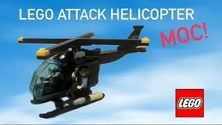 LEGO Attack Helicopter MOC showcase!