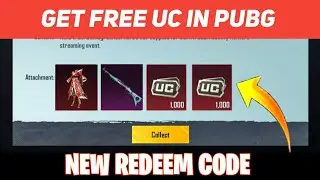 HOW TO GET FREE UC IN PUBG MOBILE 🔥TODAY PUBGM NEW REDEEM CODE