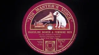 Savoy Havana Band - Masculine Women and Feminine Men