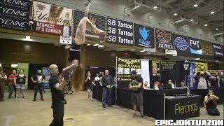 Maegan Machine Saturday Suspension | Asheville Tattoo Arts Convention 2019 | Villain Arts