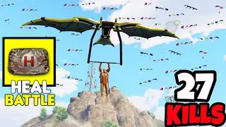 I Had To Use Heal Battle Technique in This Impossibleto Win Match &bull; (27 KILLS) &bull; BGMI Gameplay