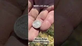 We found 1800&rsquo;s US silver! #treasure #silvercoins #metaldetecting #minelabs