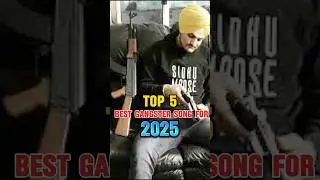 Top 5 Best Gangster Song For 2025 | #song #bollywood #rapper