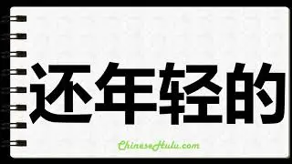 How to Write Youngish in Chinese
