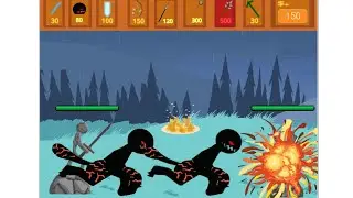 C&aacute;ch lập tr&igrave;nh Scratch game Stick War Legacy - Bomber ph&aacute;t nổ