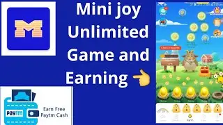 Minijoy unlimited Gaming and Earning //  win paytm cash
