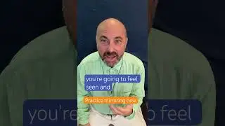 Experience mirroring with Michael on zoom today.  #mirroring #communication #therapy #healing #love
