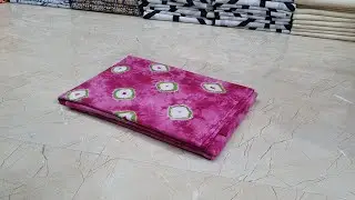 New hand block printed mul cotton  Sarees | full view | bagru prints | by SCH
